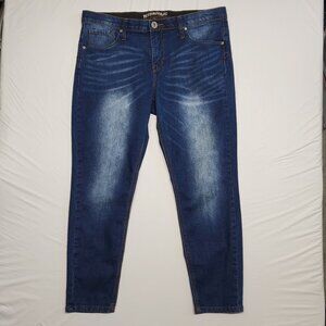 Hydraulic Jeans Hydra Lift Womens Size 15 Ankle Skinny Comfort Waist 36 X 26